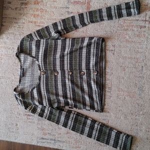 🍁2 for 20! Eclipse Striped button shirt